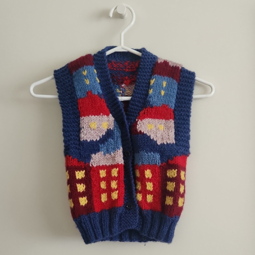 Vintage Kids Knit Vest